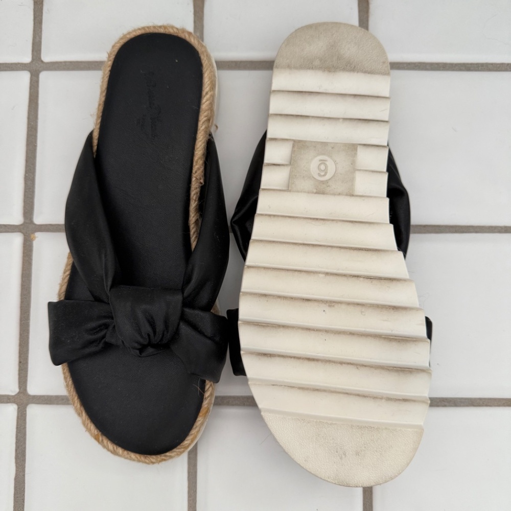 Universal Thread Black Knotted Sandals - image 5